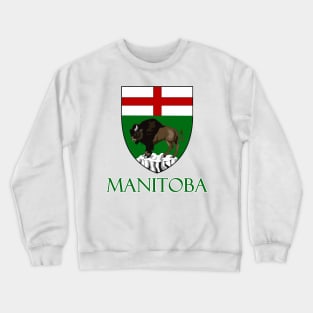 Manitoba, Canada - Coat of Arms Design Crewneck Sweatshirt